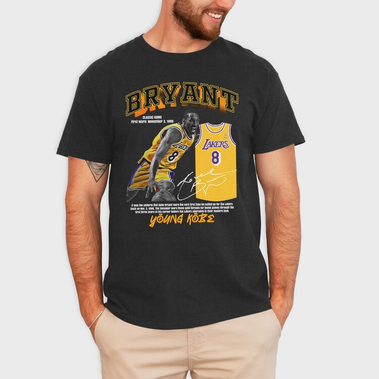 Bryant Lakers Jersey, Tricou Barbati (Unisex)