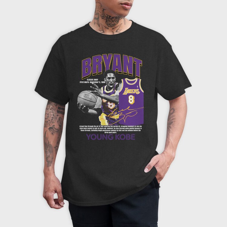 Kobe Bryant Basketball, Tricou Barbati (Unisex)