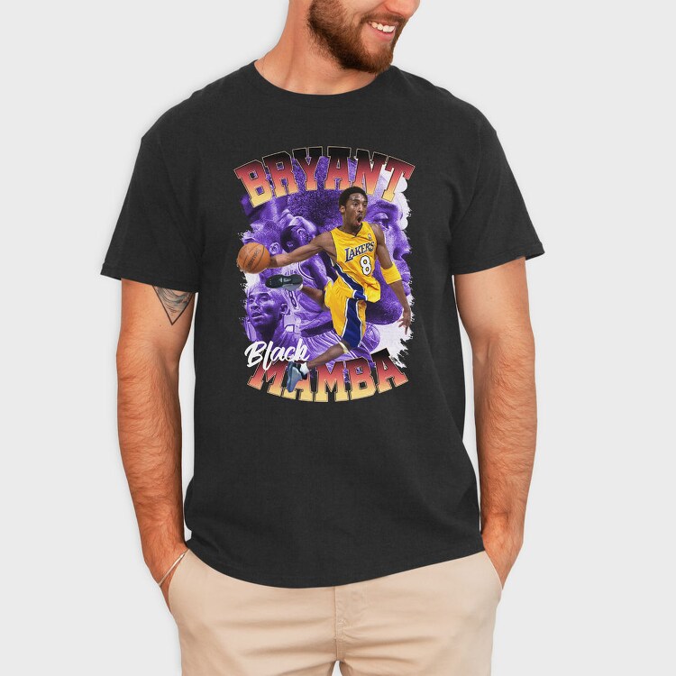Bryant Mamba Lakers, Tricou Barbati (Unisex)