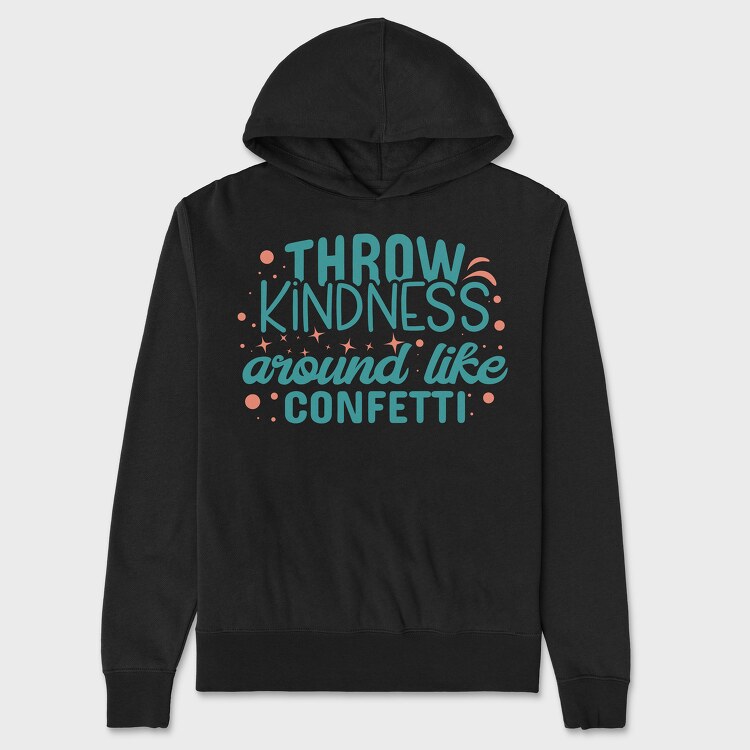 Throw Kindness, Hanorac Oversize Barbati (Unisex)