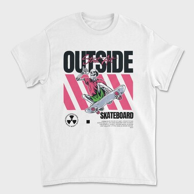 Outside Skateboard 2, Tricou Barbati (Unisex)