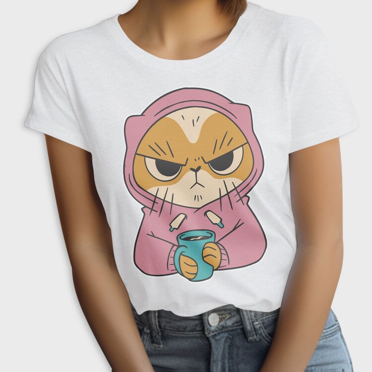 Angry Cat Coffee, Tricou Femei