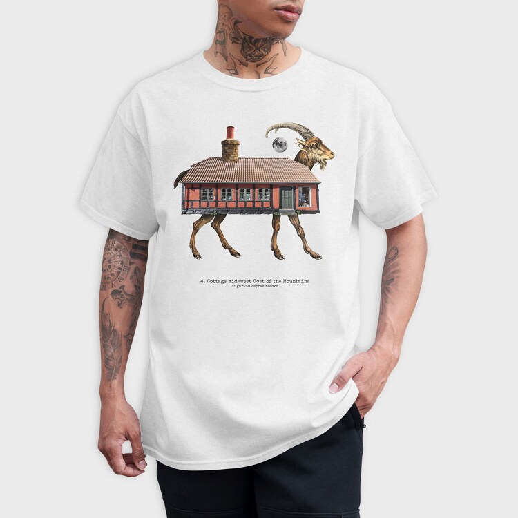 House Animal Goat, Tricou Barbati (Unisex)