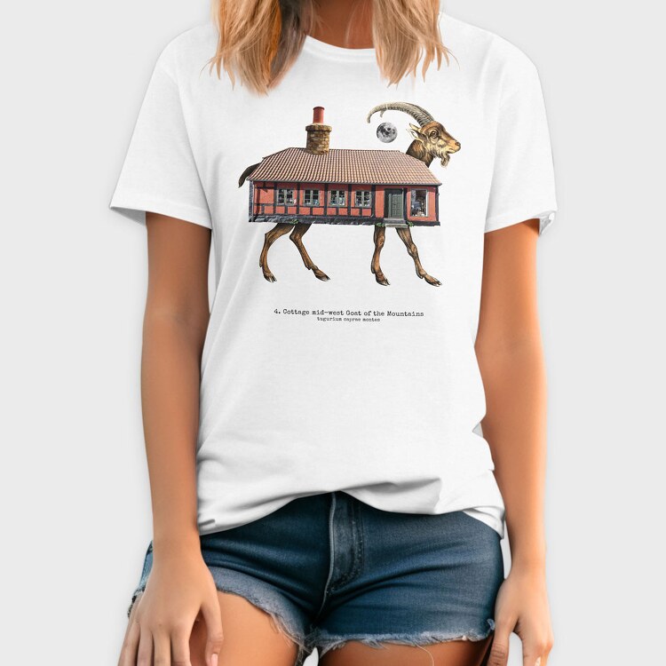 House Animal Goat, Tricou Barbati (Unisex)