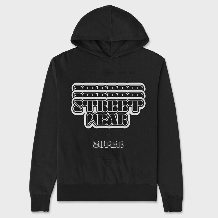 Street Waer 2, Hanorac Oversize Barbati (Unisex)