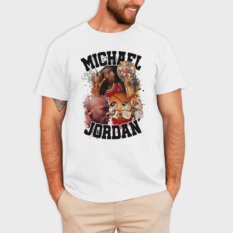 Vintage Jordan, Tricou Barbati (Unisex)