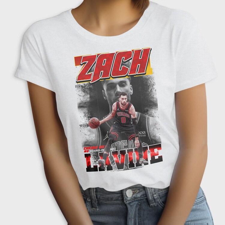 Zach Lavieste Chicago Bulls, Tricou Femei