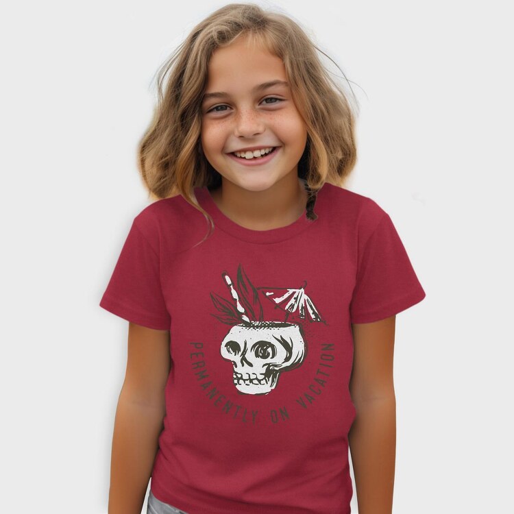 Summer Vacation Skull, Tricou Copii