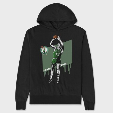 LARRY BIRD Art1, Hanorac Oversize Barbati (Unisex)