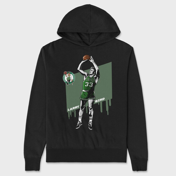 LARRY BIRD Art1, Hanorac Oversize Barbati (Unisex)