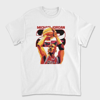 M JORDAN Art2, Tricou Barbati (Unisex)