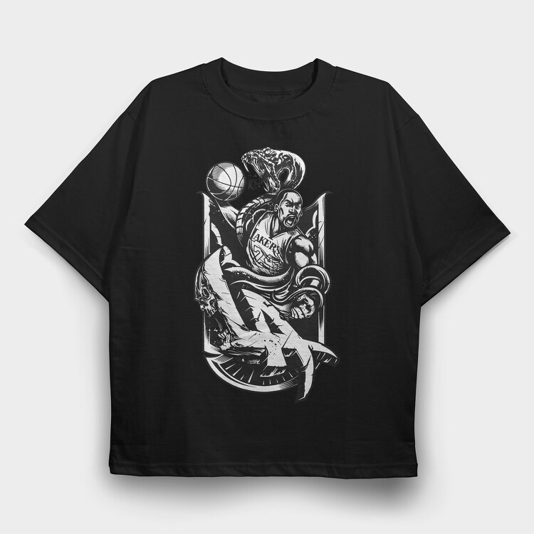 MAMBA ART1, Tricou Oversize Barbati (Unisex)