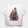 NBA SUPERSTARS, Tricou Oversize Barbati (Unisex)