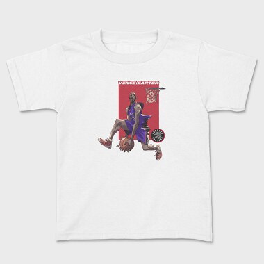 V CARTER Dunk Art, Tricou Copii