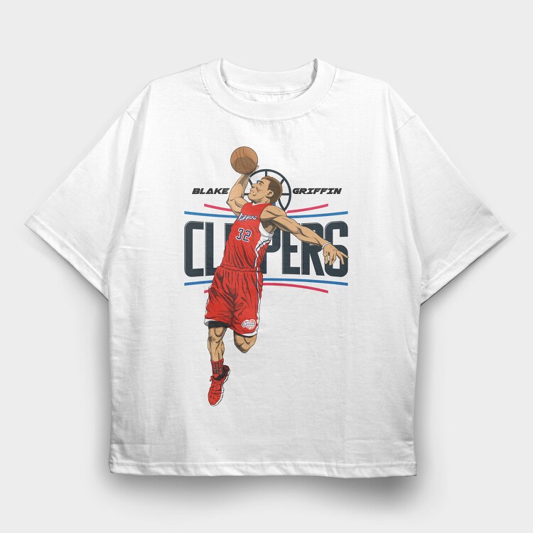 BLAKE GRIFFIN Dunk2, Tricou Oversize Barbati (Unisex)