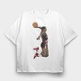 CLYDE DREXLER Art1, Tricou Oversize Barbati (Unisex)