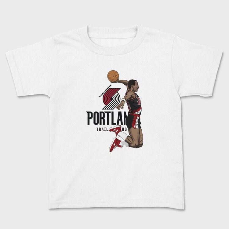 CLYDE DREXLER Art2, Tricou Copii