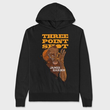 HARDEN 3 POINT SHOT, Hanorac Oversize Barbati (Unisex)