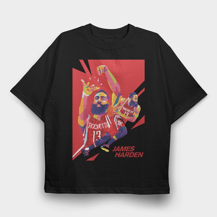 JAMES HARDEN Drive, Tricou Oversize Barbati (Unisex)