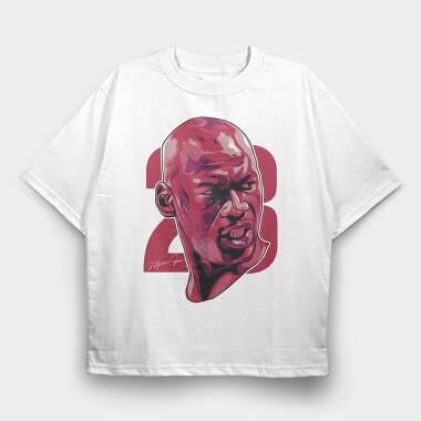 JORDAN Bust Art 1, Tricou Oversize Barbati (Unisex)