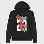 JORDAN Cartoon Art, Hanorac Oversize Barbati (Unisex)