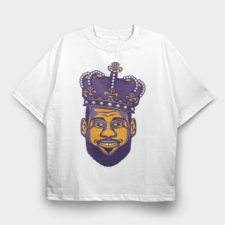 KING JAMES 2, Tricou Oversize Barbati (Unisex)