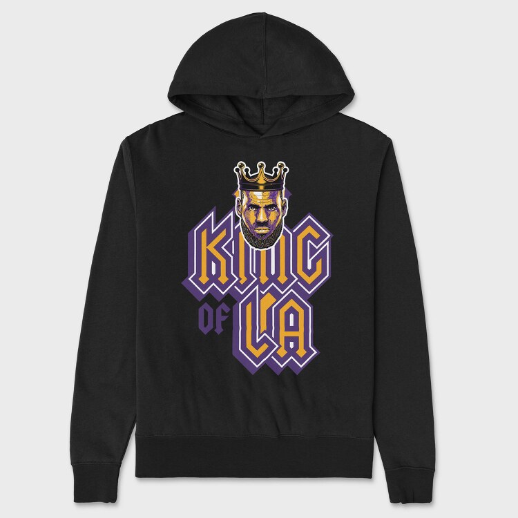 KING OF LA LEBRON J, Hanorac Oversize Barbati (Unisex)