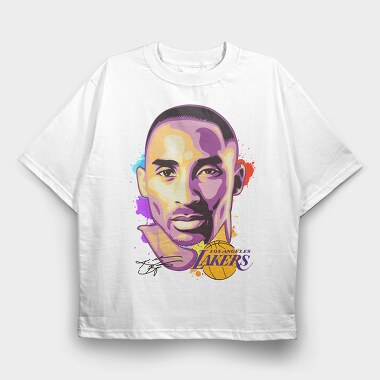 KOBE Head Art, Tricou Oversize Barbati (Unisex)