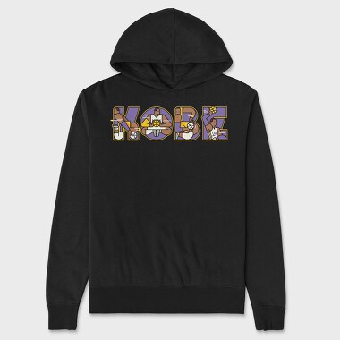 KOBE Name Art, Hanorac Oversize Barbati (Unisex)