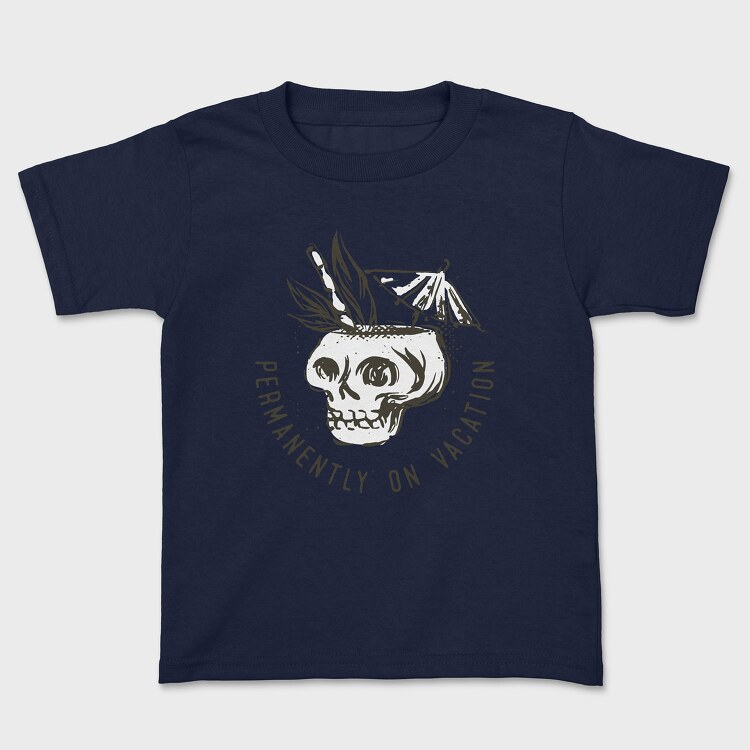 Summer Vacation Skull, Tricou Copii