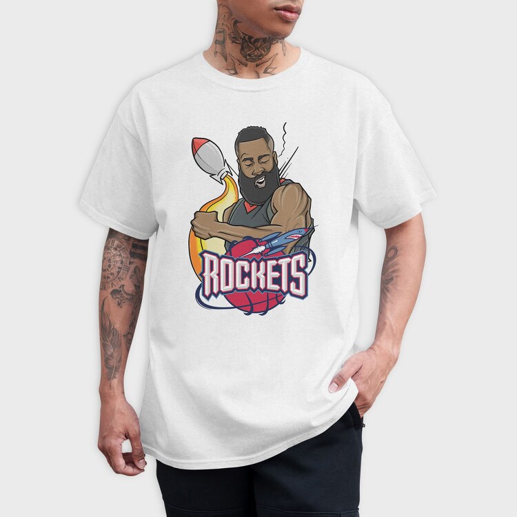HARDEN The Rocket Man, Tricou Barbati (Unisex)