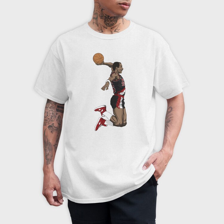 CLYDE DREXLER Art1, Tricou Barbati (Unisex)