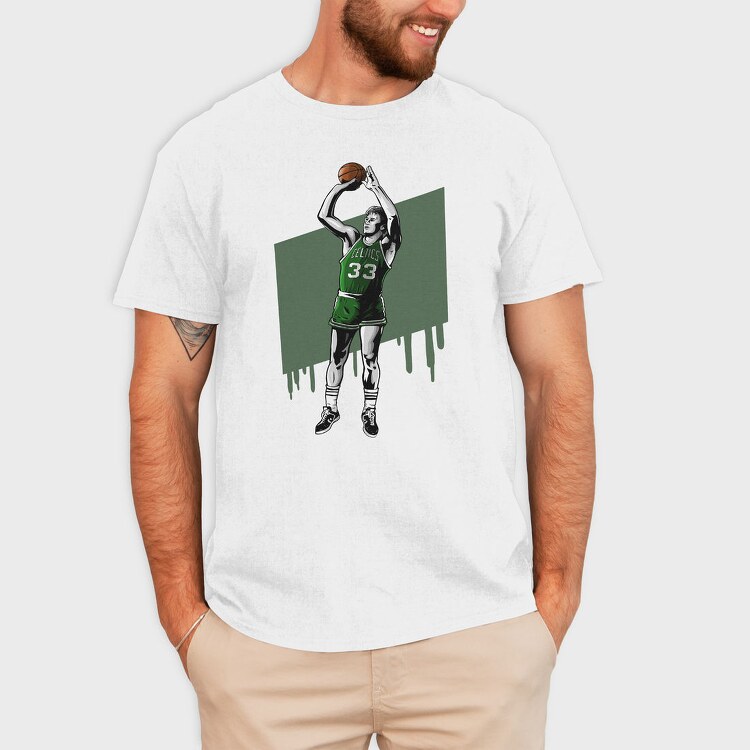 LARRY BIRD, Tricou Barbati (Unisex)