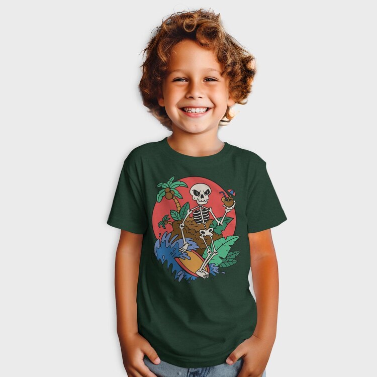 Surfing Skeleton, Tricou Copii