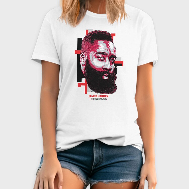 J HARDEN ART1, Tricou Barbati (Unisex)