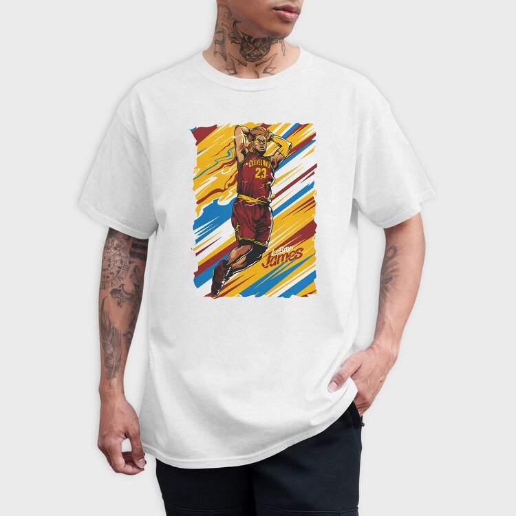 LEBRON J Dunk, Tricou Barbati (Unisex)