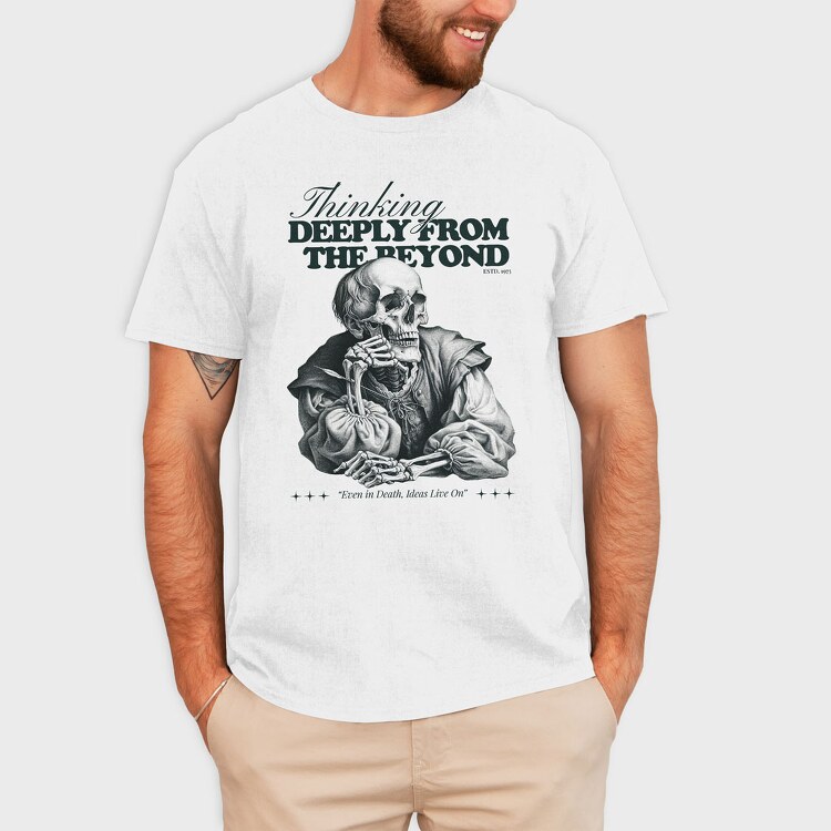 Thinking Deeply From the Beyond, Tricou Barbati (Unisex)