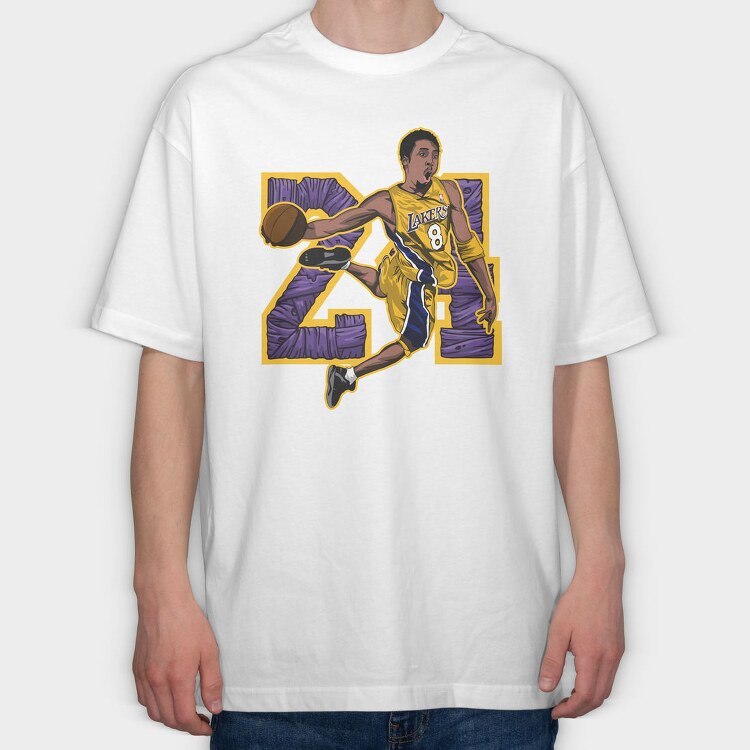 24 KOBE ART1, Tricou Oversize Barbati (Unisex)