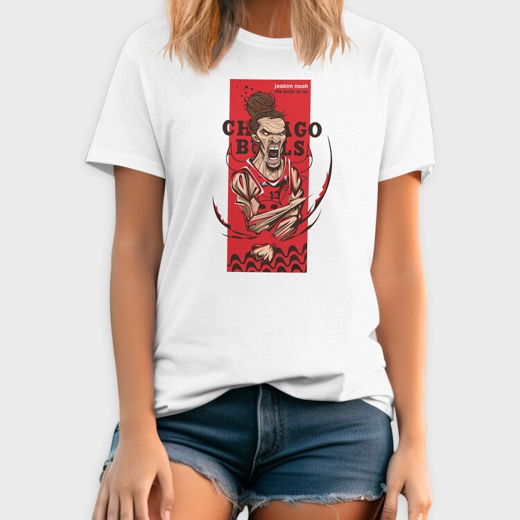 JOAKIM NOAH, Tricou Barbati (Unisex)