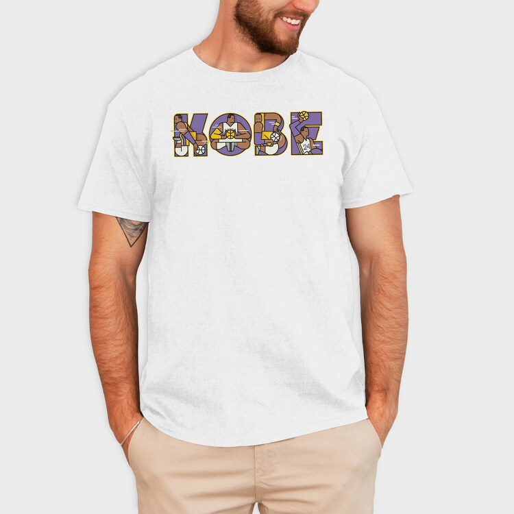 KOBE Name Art, Tricou Barbati (Unisex)