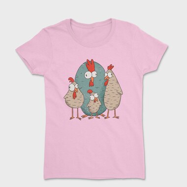 Tricou Femei, Crazy Chickens