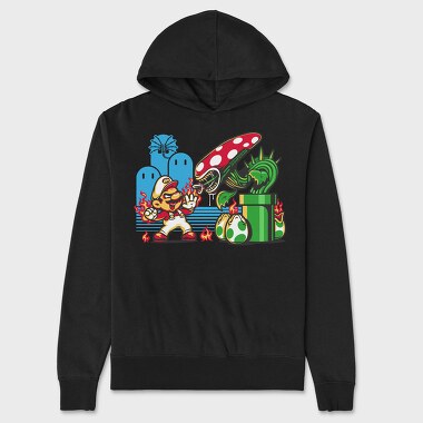 Super Mario 18, Hanorac Oversize Barbati (Unisex)