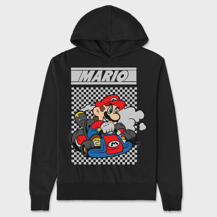 Super Mario 2, Hanorac Oversize Barbati (Unisex)