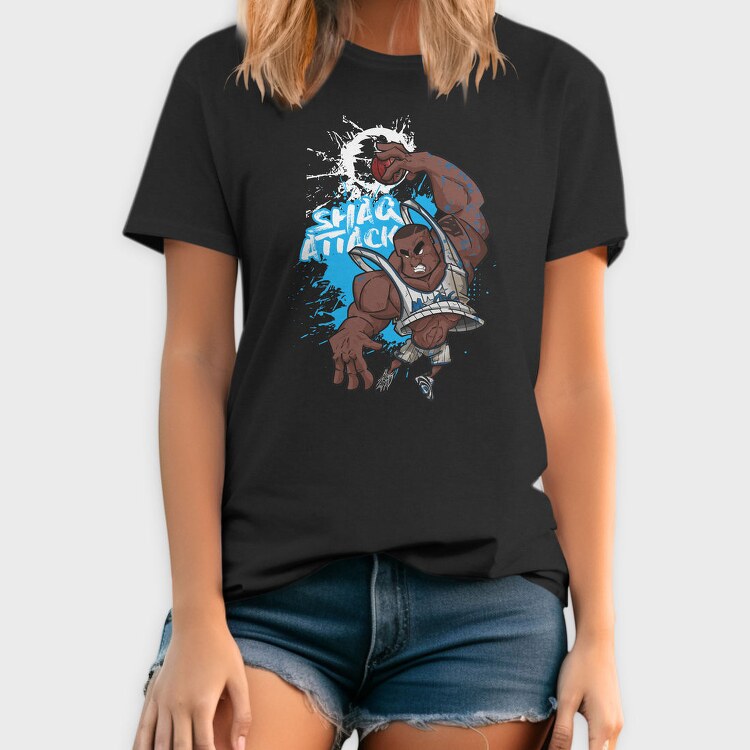 SHAQ ATTACK, Tricou Barbati (Unisex)