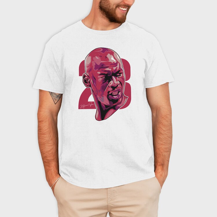 JORDAN Bust Art 1, Tricou Barbati (Unisex)