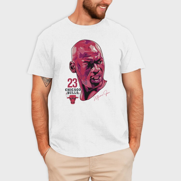 JORDAN Bust Art, Tricou Barbati (Unisex)