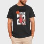 JORDAN Cartoon Art, Tricou Barbati (Unisex)