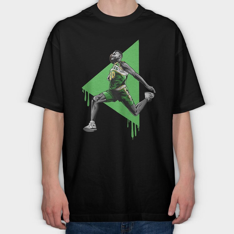 SHAWN KEMP, Tricou Oversize Barbati (Unisex)
