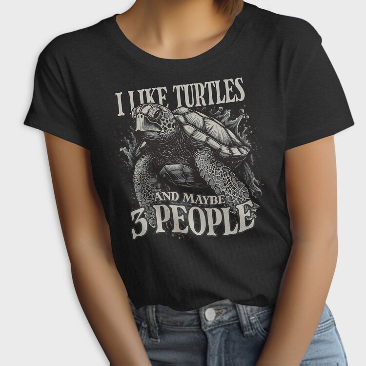 I Love Turtles, Tricou Femei