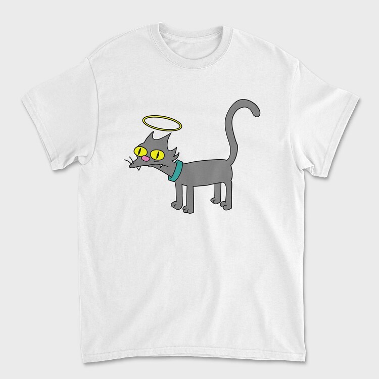 Tricou Barbati (Unisex), Vector Simpsons Cat2